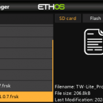 How to Update Built-in and External RF Version in the FrSky ETHOS?